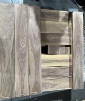 Cina Slice Cut American Walnut Veneer Naturale Grado C Pavimento di spessore 1,2 mm in vendita