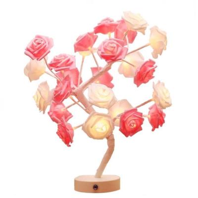 China Exquisitely Crafted Cheapest Holiday Light Wholesale Christmas Table Decorations Rose Lights for sale