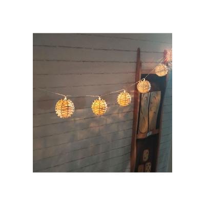 China Hot Selling Cheap Moroccan Style Bamboo String Lights Patio Decoration String Lights for sale