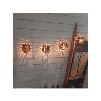 China Decorating Lights Exceptional Quality Moroccan Style Ball String Waterproof Hanging Fairy Lights For Patio Decoration for sale