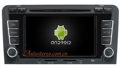 China Audi-Auto DVD Gezeten Nav Andriod 4.4 GPS-van de Navigatieauto het Systeem Van verschillende media Te koop