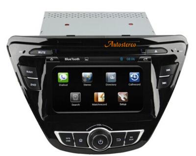 China MP3 de Auto DVD Gezeten Nav van spelerbluetooth voor Hyundai Elantra 2014 Te koop