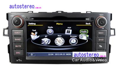 중국 Toyota Auris 화관 토 운항 자동차 라디오 멀티미디어 GPS iPod를 위한 차 입체 음향 DVD GPS 판매용