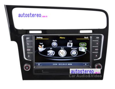 China Multimedias del coche para el reproductor de DVD estéreo del estéreo del coche del DVD de la unidad de la cabeza de Satnav AutoRadio de la navegación GPS de VW Golf 7 en venta