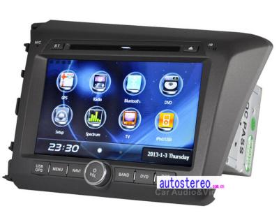 China 8 Zoll mehrsprachiges Autoradio für Navigationsanlage Honda Civics GPS SAT zu verkaufen