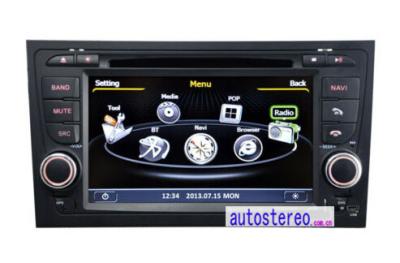 China 3G Wifi Audi Car Stereo 7'' Car Stereo GPS Headunit Multimedia  for Audi A4 S4 2002 - 2008 for sale