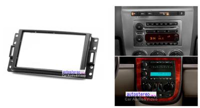 China Radio Fascia for CHEVROLET Corvette HUMMER H3 Install Kit for sale