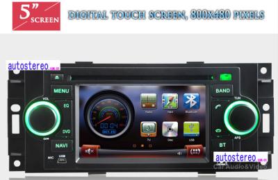 China 5'' Jeep Grand Multimedia Sat Nav Satnav , car stereo with navigation for sale