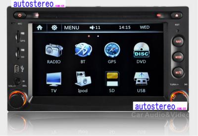 China Bluetooth Touch Screen 6.2'' Car Stereo Honda Sat Nav DVD with SD USB Dual Zone for sale