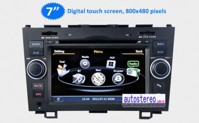 China 7 Inch Sat Nav WinCE 6.0 Car Multimedia for Honda CR-V CRV GPS Stereo DVD Bluetooth for sale