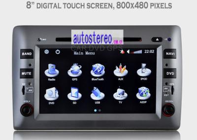 China GPS Car Navigation DVD Player Satnav / Double Din Car Stereo for sale