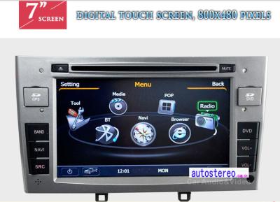 China El DVD de GPS del coche para Peugeot 308 408 multimedias estéreas de Satnav Autoradio dirige reproductor de DVD del estéreo del coche de Navi de la unidad en venta