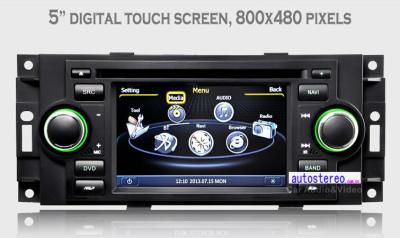 China Autoradio 4 Jeep Commander Grand Cherokee Compass Stereo GPS Navigation Headunit Car Stereo DVD Player for sale