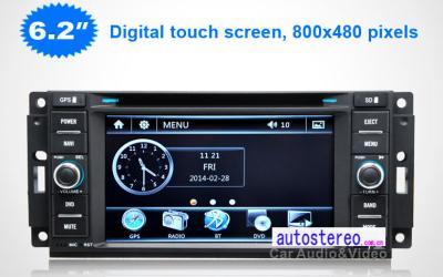 China Stereo for Jeep Wrangler Grand Cherokee Compass Commander Liberty GPS Navigation Car Stereo DVD Player for sale