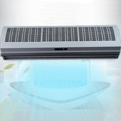 China Sleek White Double Door Air Curtain With Remote Control And Metal Housing for sale