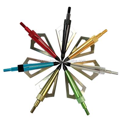 China Wholesale Hunting 100/125grain Broadhead For Hunting Carbon / Aluminum Arrow For Archery Bow for sale