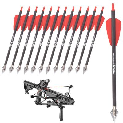 China Top selling 7.5 inch o.d axis shooter. 6.2mm crossbow bolts carbon arrows archery for shooting or hunting for sale