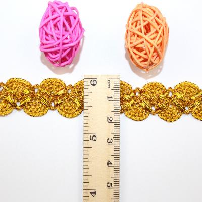 China Viable costume accessory accessory rac trim ribbon braid lace trim ric ric trim for sale