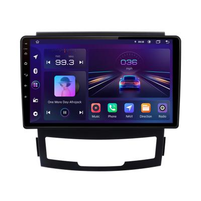 China GPS Junsun V1 AI Auto Voice 2 Din Android Radio For Ssangyong Korando GPS Car Radio 2010-2013 Multimedia Track Carplay 2din dvd for sale