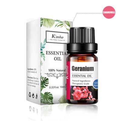 China Custom Made 100% Natural Organic Geranium Therapeutic Grade Geranium Essential Oil 10ml Skin Revitalizer OEM/ODM Ingredients Essential Oil for sale