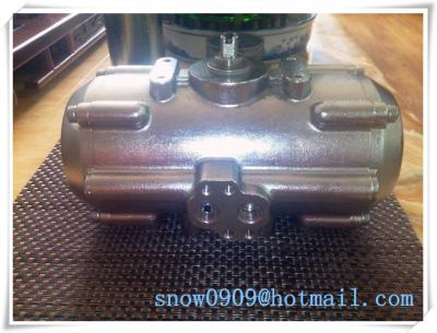 China 304SS/316S stainless steel  body quarter-turn  pneumatic rotary actuators for VALVES for sale