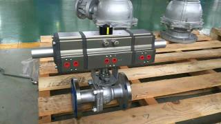 China single acting pneumatic valve actuator 3 position pneumatic actuator for sale