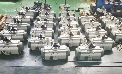 China WUXI AT series quarter turn pneumatic actuators  control valve for sale