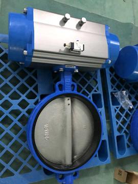 China Rotary Actuator Pneumatic Operated Butterfly Valves Pneumatic Butterfly Valves for sale