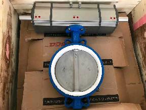 China 180 degree three position rack and pinion pneumatic rotary actuator control valve for sale