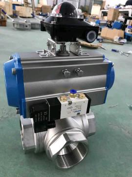 China Pneumatic Actuator Ball Valve Manufacturers for sale