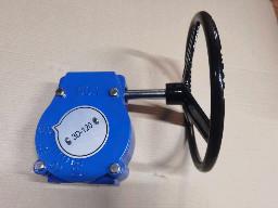 China single stage worm-gear actuator speed reducer for pneumatic butterfly valve gearbox for sale