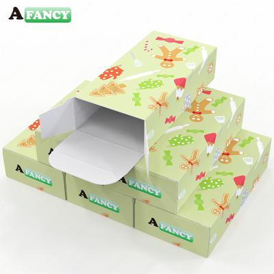 China Advanced Recycled Materials Equipment Clear Printing Colored Rigid Folding Cardboard Gift Packaging Boxes With Custom Logo for sale