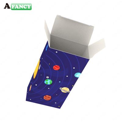 China Recycled Materials OEM ODM Custom Design Printed White Cardboard Paper Rigid Folding Kraft Service Gift Boxes for sale