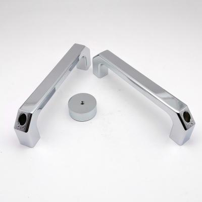 China Zinc Alloy Steel Aul Zinc Steel Alloy Door Handle Machining Accessory Parts Aluminum Die Casting for sale