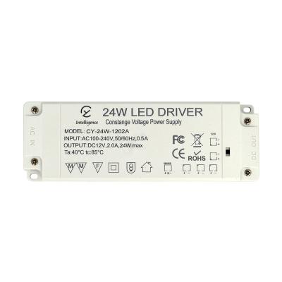 China 36W Cabinet Light Power Supply 12v 2a Constant Voltage Switching Power Supply with 2 door hand movement activator CY-24W-1202A for sale