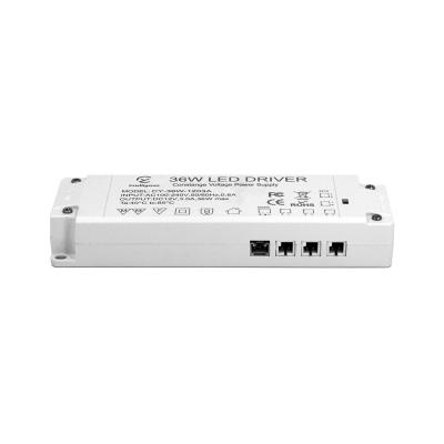 China 36W Cabinet Light Power Supply 12v 3a Constant Voltage Switching Power Supply with 2 door hand movement activator CY-36W-1203A for sale