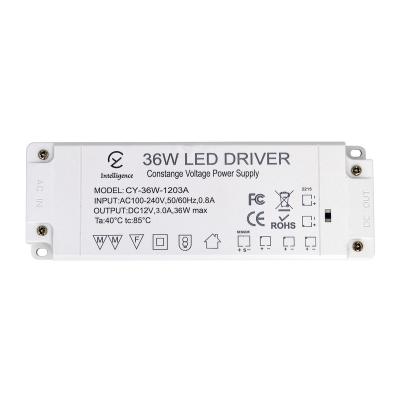 China PE (Casing) Custom Wholesale Hot Sale 12v Electrical Supply 36w Led Power Driver for sale