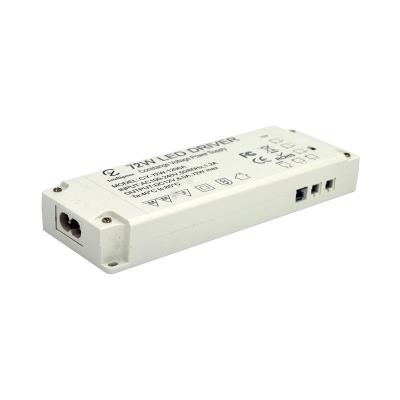 China manufacturer direct supply 72W Cabinet Light Power Supply 12v 6a Constant Voltage Switching Power supply with Touch Switch CY- 72W-1206A for sale