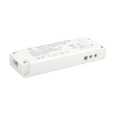 China 72W Cabinet Light Power Supply 12v 6a Constant Voltage Switching Power with 2-door Light Sensor CY- 72W-1206A for sale