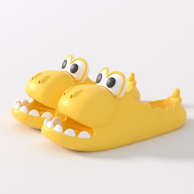 China Fashion Trend Cartoon Style Couple Indoor Outdoor Sandals Thick Platform House Shoes Women Cute Dinosaur Shark Slippers for sale