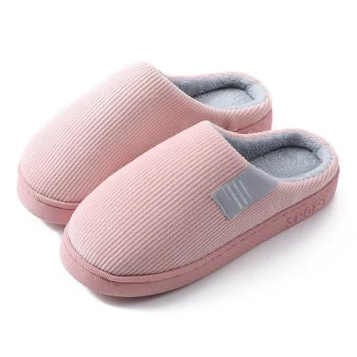 China 2023 Hot Selling Light Weight Factory Directly Shipped Winter Plush Slippers Home, Stock Adult Women Indoor Household Slippers Home Slippers for sale