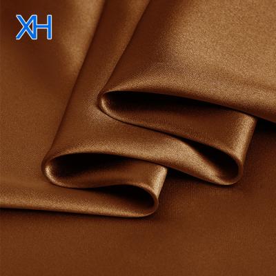 China Sustainable Fashionable 22MM Silk Satin Shirt Men Fabric For Pillow Case With High Quality By Xinhe Textiles for sale