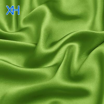 China Wholesale High Quality Viable Hot Selling Silk Satin Elastane Fabric For Long Dresses With Great Price By Xinhe Textiles for sale