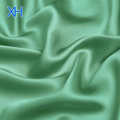 China Hot Viable Wholesale Fashion 16mm Charmeuse Satin Fabric Silk Material With Low Price By Xinhe Textiles for sale