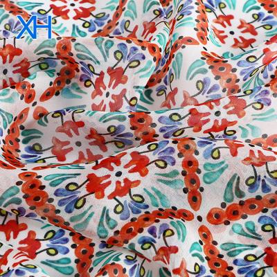 China Plain Silk Fabric By The Yard Custom Printed Pure Silk Cheap Chiffon for sale