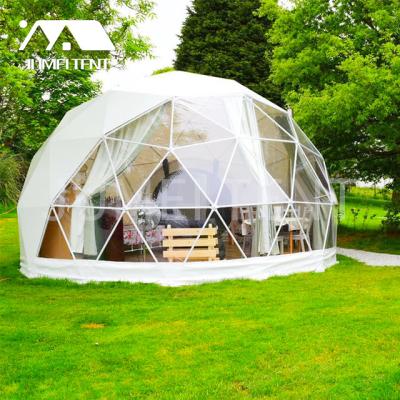 China Hot Outdoor Camping Inflatable Tent Glamping Tent Glamping Tent Metal Frame Y Part 10m Straight Tying Type 4m 5m 6m 8m Tall for sale