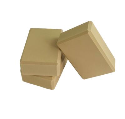 China Custom Made Bamboo Biodegradable Logo Fitness Yoga Block Eco-Friendly Durable High Quality Equipment for sale