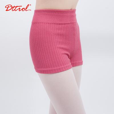 China high quality Anti-wrinkle Dttrol winter knitted abbreviations girls elastic waist shorts dancewear 3 fancy color to carry on hot dance trainning for sale