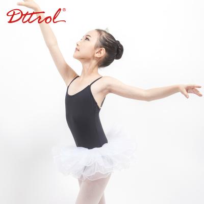 China tutu & Skirts Dttrol wholesale 4 layers ballet tutu skirt for girls dancewear training ballet skirt for sale