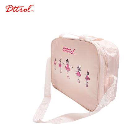 China Wholesale New Design Dttrol Bag Cartoon Print Tooling Dance Ballet Bags For Cute Girls Pattern Dancing Girls Dance Shoe Bags for sale